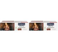 STARWAX Buche de ramonage pour poêle et cheminée - Idéal pour décoller et dégrader la suie et le goudron. Adapté à tous types de conduits. Sans odeur., 1 Unité (Lot de 2)