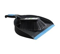STARWAX - combiné Pelle-balayette - ramassage d'appoint - Bords cranté - Ergonomique - Fibres fleurées pour Absorption de la poussière - Conception française - 33cm