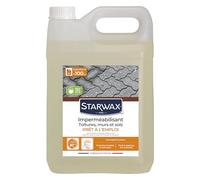 STARWAX - Imperméabilisant pour toitures, murs et sols - Prêt à l'emploi - sec en 30min - Tous supports poreux - Protection invisible et sans tache - Facile à appliquer - Fabriqué en France 2L par m2