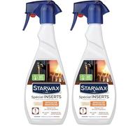 STARWAX Nettoyant Express Inserts pour Poêle et Cheminée - 500ml - Idéal pour Nettoyer Efficacement - Dissout les Traces Noires de Fumées et de Suie (Lot de 2)