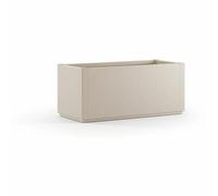 Stefanplast Bac à fleurs ETHICA S7196487 rectangulaire 80 cm Blanc 80 L