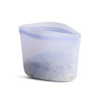 Stasher Premium Silicone Bol Lavande Réutilisable, 2 Tasses, Sac à Snacks, Stockage Alimentaire, Durable, Résistant au Four, Lave-vaisselle & Congélateur, Écologique, Sans-Fuite, 473 ml