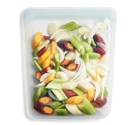Stasher Premium Silicone Réutilisables Sac Clair, Half Gallon, Sac à Snacks, Stockage Alimentaire, Durable, résistant au four, Lave-vaisselle & Congélateur, Écologique, Sans-Fuite, Sans-BPA, 1,9L