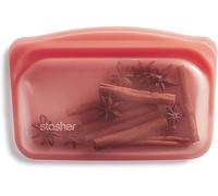 Stasher Premium Silicone Réutilisables Sac Rouge, Snack Bag, Stockage des Aliments, Sac à Snacks, Durable, Résistant au Four, Lave-Vaisselle & Congélateur, Écologique, 355 ml