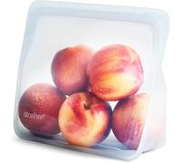Stasher Sac Stand-Up Mid en silicone réutilisable, sans BPA, Transparent | Grand sac silicone tenant debout pour provisions, meal prep et restes; étanche, lave-vaisselle, sans BPA. Pour la cuisine.