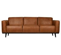 STATEMENT - Canapé 3 places en cuir marron L230 Marron