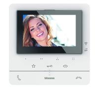 Bticino Poste d'interphonie vidéo Classe 100X16E avec connexion WLAN, écran tactile 7 pouces, pour extension pour maison individuelle/bifamiliale blanc, 344932
