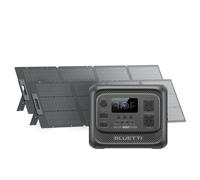 Station d'alimentation BLUETTI Elite 300, avec 2 panneaux PV200, capacité de 3014 Wh, idéale pour les camping-cars et pour une utilisation domestique