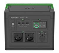 Station d'alimentation portable APC PPS730-GR Schneider OffGrid 730 738Wh lithium-ion 2 Schuko Sinewave