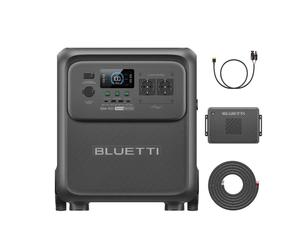 Station d'alimentation portable BLUETTI Elite400 avec Chargeur 2,1000 W, chargeur à alternateur, recharge complète en 4,2 heures via une prise allume-cigare, générateur de 3840 Wh pour les activités d