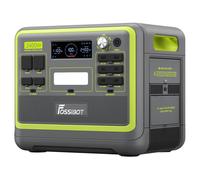 Station d'alimentation portable FOSSiBOT F2400, batterie LiFePO4 2048 Wh, générateur solaire de 2400 W, 16 ports de sortie