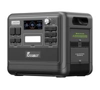 Station d'alimentation portable FOSSiBOT F2400, batterie LiFePO4 2048 Wh, générateur solaire de 2400 W, 16 ports de sortie