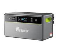 Station d'alimentation portable FOSSiBOT FBP1200, batterie LiFePO4 de 1958 Wh, puissance de sortie hors réseau de 1200 W, refroidissement silencieux sans ventilateur, indice de protection IP65