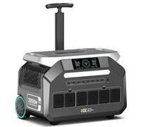 Station d'alimentation portable IEE - 3200W 2048Wh LiFePO4 - Chariot à roues Application mobile
