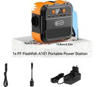 Station d'alimentation portable, sortie 230V AC, compatible avec l'énergie solaire, 230V EU