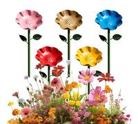 Station d'arrosage d'abeille pour jardin - Piquet décoratif en métal en forme de - Station d'hydratation extérieure pour abreuvoir les abeilles - Pour extérieur, porche, balcon, terrasse