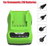 Station de charge d'alimentation de remplacement pour chargeur de batterie 24V, Compatible avec la batterie Greenworks 24V, chargeur rapide de batterie au Lithium UK plug