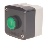 Station de commande complète à bouton-poussoir encastré XALD12 unipolaire NF Schneider