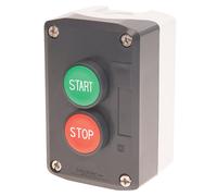 Station de commande complète à bouton-poussoir encastré XALD215 bipolaire NO/NF Schneider