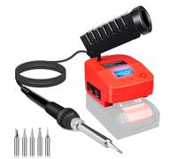 Station de fer à souder sans fil pour batterie Einhell 18 V PXC Power X-Change, fer à souder électrique portable à chauffage rapide avec USB et type C pour bricolage, réparation d'appareils, soudage