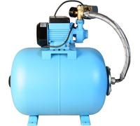 Station de pompage AQB 60 - Pompe à eau haute pression et silencieuse (2100 litres/heure, 370 W, hauteur de refoulement 39 mètres) - Réservoir sous pression de 50 litres - Automatisation de la pompe à