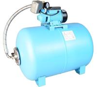 Station de pompage AQB 60 - Pompe à eau haute pression et silencieuse (2100 litres/heure, 370W, hauteur de refoulement 39 mètres) - Réservoir sous pression de 100 litres - Automatisation de la pompe à