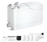 Station de pompage des eaux usées, 800 W - Capacité de 12000 litres par heure - Compact, idéal pour les caves et les buanderies