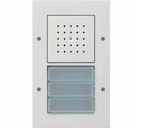 Station de porte AP triple Gira blanc pur 126766