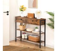 Station de recharge - Tableau mural - 100 x 80 x 24 cm - Marron
