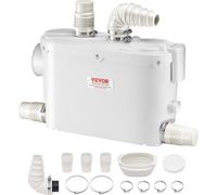 Station de relevage des eaux usées 500W Station de relevage des matières fécales 8m de hauteur de refoulement Pompe à eaux usées 6600L/h Pompe domestique 2900tr/min Pompe à eaux usées Clapet anti-reto