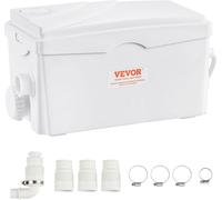 Station de relevage VEVOR, 350 W, débit 6000 l/h, hauteur de refoulement 7 m, pompe à eaux usées avec 3 entrées d'eau pour cave, cuisine, évier, douche, baignoire, évacuation des eaux usées du linge,