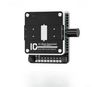 Station de retrait de colle IC Chip - Chauffage à un bouton - 160-250 C - Avec pince télescopique pour un détartrage sûr - Compact - 18 x 21 mm