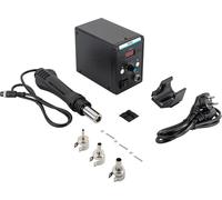 Station de soudage à air chaud et station de réusinage - 858D - 700 W - réglable de 100 à 500 °C - affichage numérique LED - élément chauffant en céramique PTC - ventilateur à turbine sans balais - si