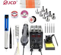 Station de soudage, écran LCD, pistolet à air chaud, 8586D KIT4, FICHE 220V EU, 8586D KIT4, FICHE 220V EU
