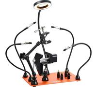 Station de soudage magnétique Helping Hands Étau Lampe loupe 4 supports pour circuits imprimés