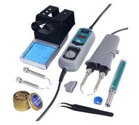 Station De Soudage Portable Avec Pincettes, Fer À Souder, Kit Dessoudage Puces, Équipement CMS Chauffage PréCis