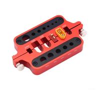 Station de soudage pour porte-outils de soudage pour voitures | Construction en alliage d'aluminium, finition rouge, pour atelier, compatible avec connecteurs en T, têtes de banane