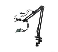 Station de soudage réglable avec base robuste (220 + 220) | Robot pliable épais, absorption des chocs à ressort, maintien antidérapant sécurisé, stabilité robuste