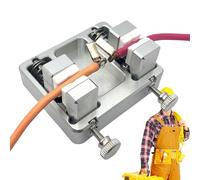 Station de soudure résistante à la chaleur, support de soudage réglable, outil de montage de 7,6 x 7,6 cm avec forte adhérence, aide à la soudure de circuit, pince électronique au design authentique