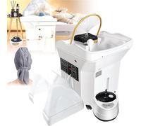 Station de spa portable avec aromathérapie et photothérapie LED, lavabo thermostatique et circulation d'eau à 360 ° pour salon et spa mobile