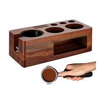 Station de tassage en bois multifonction pour | Porte-filtre à café pour magasin, bar, dortoir, cuisine, comptoir, salle à manger