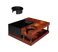 Station de Tassage Espresso, Tamperstation pour Porte Filtres de 51, 54 et 58 mm, Organisateur de Comptoir Station Tamper Café Support de Porte Filtre et Rangement Multi Accessoires pour Barista