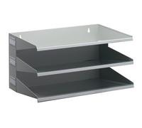 Station de tri Business, 3 compartiments, gris
