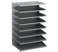Station de tri Business, 8 compartiments, gris