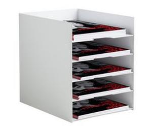 Station de tri Formularbox, 5 compartiments, gris