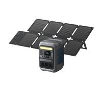 Station d'énergie Anker Solix C300X 288Wh 7 ports DC, USB LiFePO4 Écran LCD Chargeur solaire
