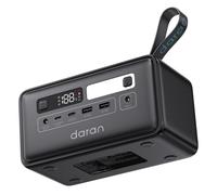 Station d'énergie portable DaranEner Q200, batterie LiFePO4 de 192?Wh, USB?C bidirectionnel 100?W, double USB?A 18?W, sortie CC 60?W, entrée 100?W, entrée solaire 60?W, lampe LED