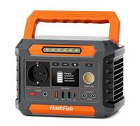 Station d'énergie portable FlashFish P66A, capacité 144,3?Wh, batterie 39000?mAh, sortie CA 200?W, 8 sorties, USB?A/USB?C QC 18?W, entrée solaire 13?22?V, 3 modes de recharge, lampe LED intégrée