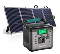 Station électrique Chargeur portable avec panneau solaire 200W, 550W(1100W crête),générateur solaire 555Wh,USB-C bidirectionnel chargement rapide 140W