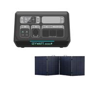Orium - Station électrique IZYWATT.eco 2048Wh / 2200W + panneau solaire pliant 315W